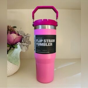 🎉LAST CHANCE🎉Stanley Iceflow Flip Straw 30oz‎ Tumbler Peony